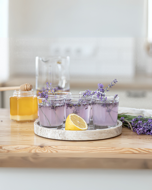 Honig-Vanille-Lavendel-Limonade