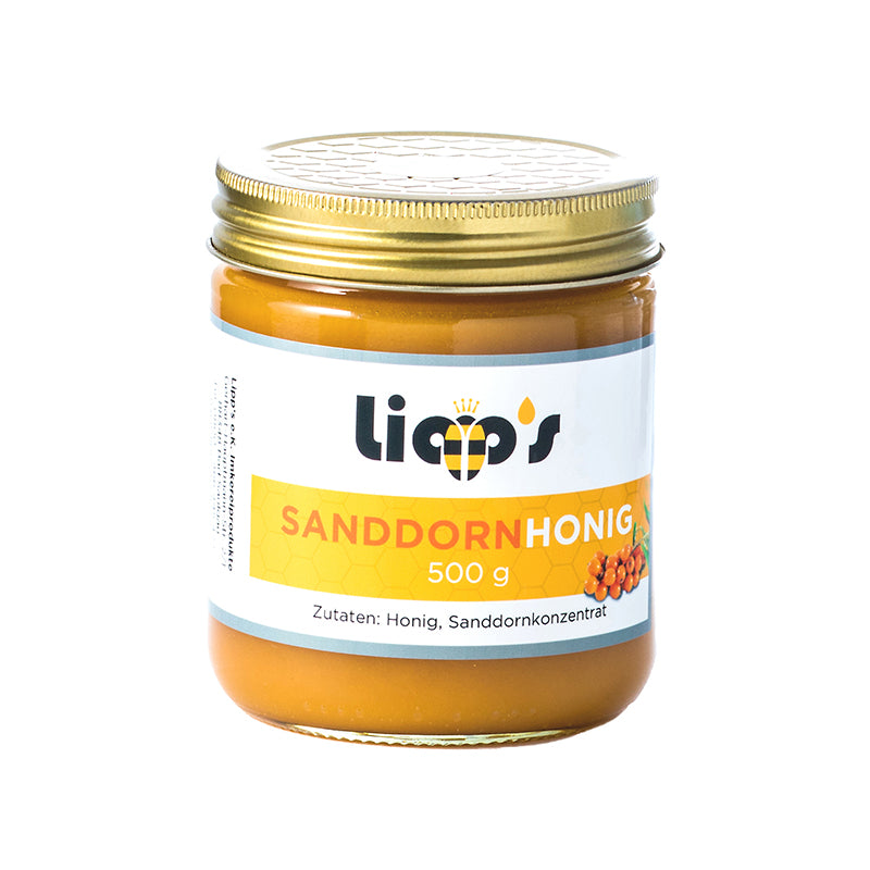 Sanddorn in Sonnenblumenhonig 500 g