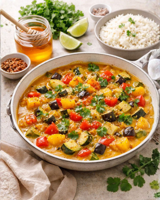 Honig-Gemüse-Curry